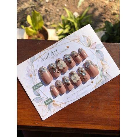 Jual KUKU PALSU WEDDING NUDE MOCCA NAIL ART KUKU PALSU KUKU PALSU MURAH KUKU PALSU NUDE