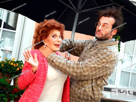 Italian Actor Daniele Pecci Pretending To Choke Jokingly Italian