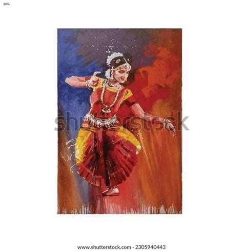 Indian Folk Dance Folk Art Printing Stock Vector (Royalty Free ...