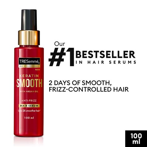 Tresemme Keratin Smooth Anti Frizz Hair Serum With Argan Oil Free