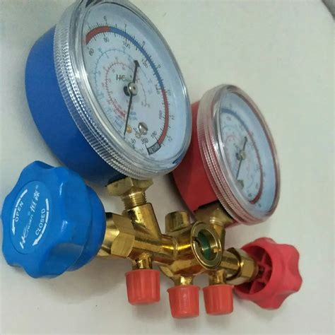 Манометр холодильное вакуумное Давление Коллектор тестер метр HVAC ...