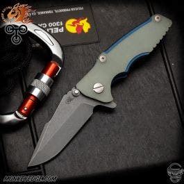 Monkey Edge Hinderer Knives Eklipse Inch Harpoon Spanto W Tri Way