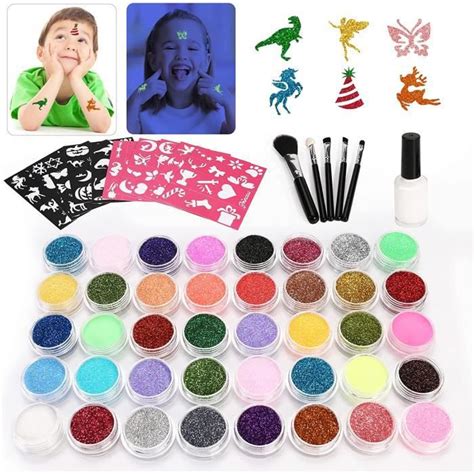 Tatouage Paillette Enfant Tatouage Pailleté Filles 38 Couleurs de