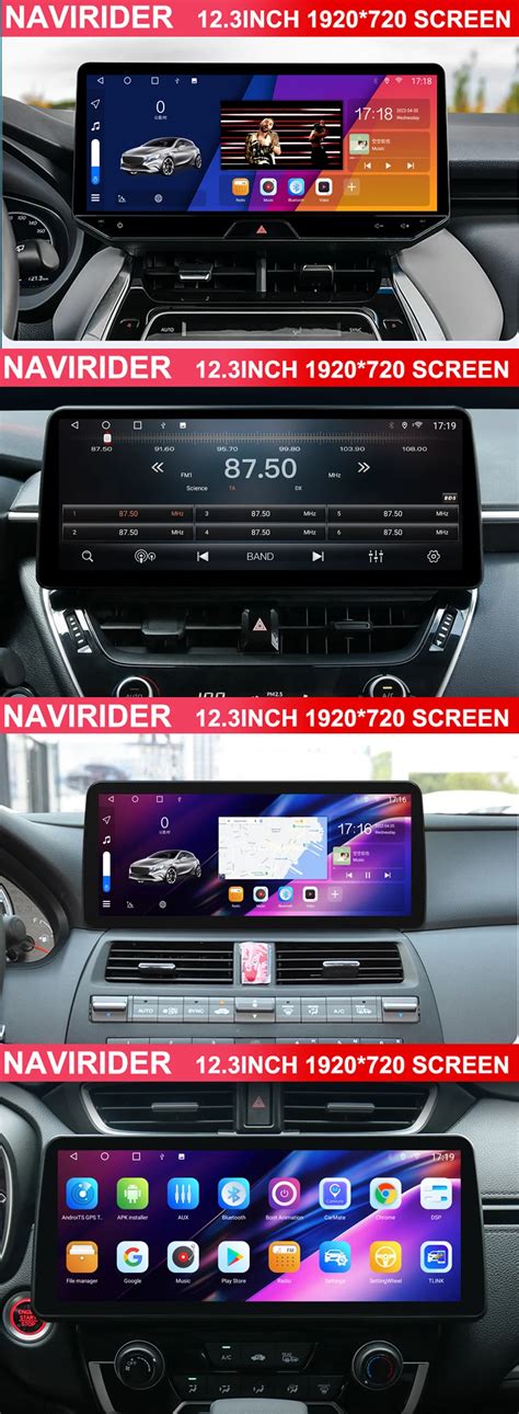 Inch Qled Screen Wireless Carplay Car Radio For Honda Civic