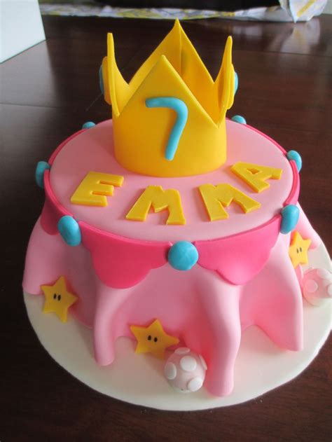 Princess Peach Cake Princess Peach Party Mario Birthday Cake Mario