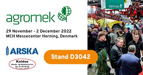 Agromek in Herning, Denmark 29.11.-2.12.2022 - Arskametalli