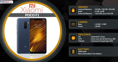 Xiaomi Poco F1 Price India, Specs and Reviews | SAGMart