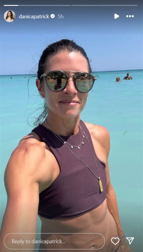 Photos Danica Patrick Had Her Cheeks Out In A Daring Bikini Stealing The Show On Vacation