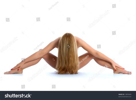 Beautiful Nude Girl On White Background Stock Photo Shutterstock