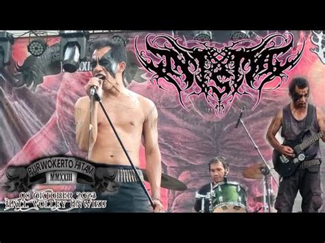 NISTA Banjarnegara Black Metal Live At PURWOKERTO HITAM MMXXIII YouTube