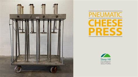 Used Sold Pneumatic 8 Head A Frame Cheese Press At Steep Hill Equipment