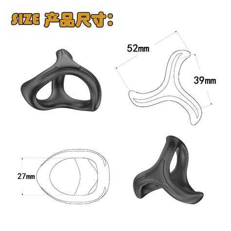 Male Stretcher Scrotum Ring Ball Cock Rings Delay Ejaculation Sex Toys For Men Penis Ring