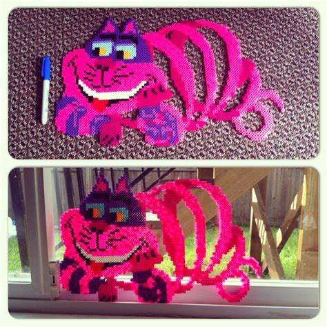 Alice In Wonderland Cheshire Cat Perler Beads By Dana Morton Perhler