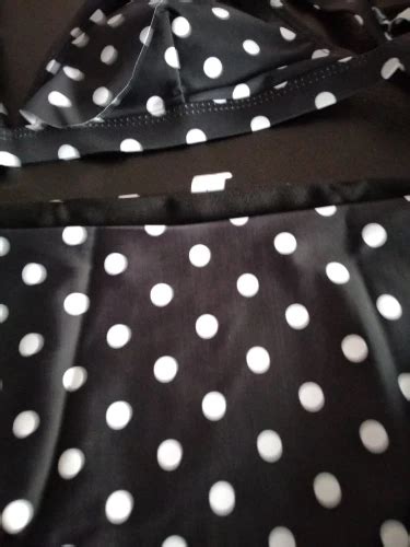 Free Shipping Swimsuit Lotus Leaf Bikini Set Polkadot Jkp