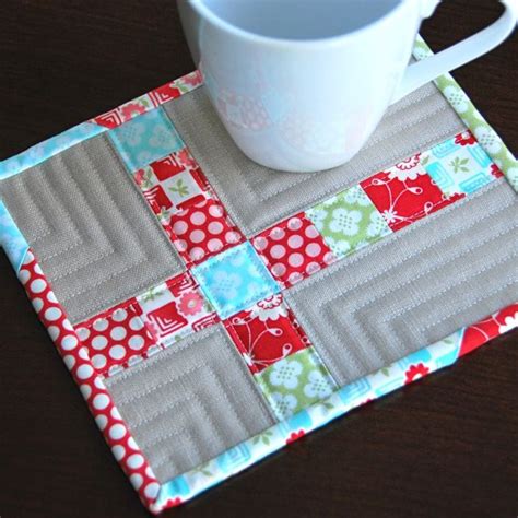 How To Sew A Fabric Scrap Mug Rug Tutorial Artofit