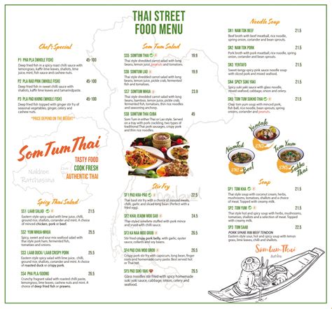 Menu Somtum Thai