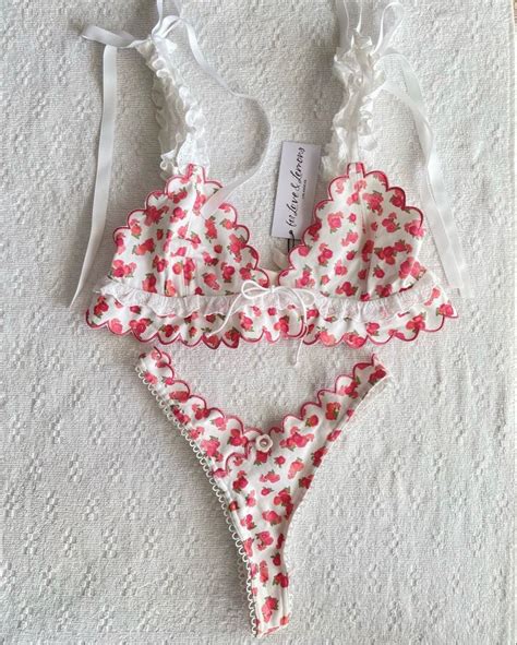 Floral Print Lace Trim Push Up Lingerie Set Artofit