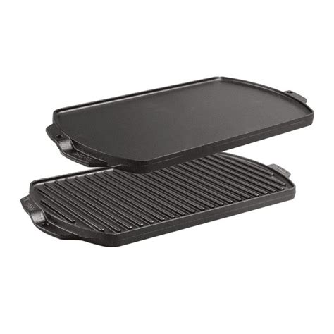 Lodge Seasoned Cast Iron Reversible Grill/Griddle - Walmart.com ...