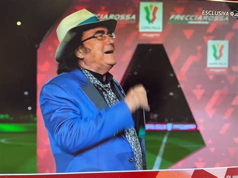 Atalanta Juve Al Bano Canta L Inno Prima Della Finale Di Coppa Italia