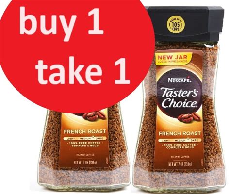 Nescafe Taster S Choice French Roast Instant Coffee G Tasters Choice