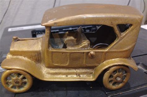 Vintage Solid Brass Antique Car Figurine Ford Model A Touring Sedan Ebay