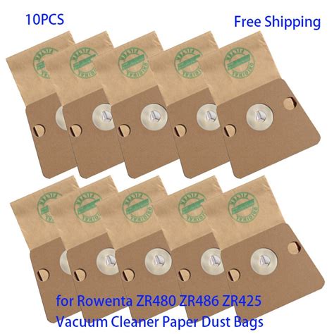 Pcs Vacuum Cleaner Paper Dust Bag For Rowenta Zr Zr Zr