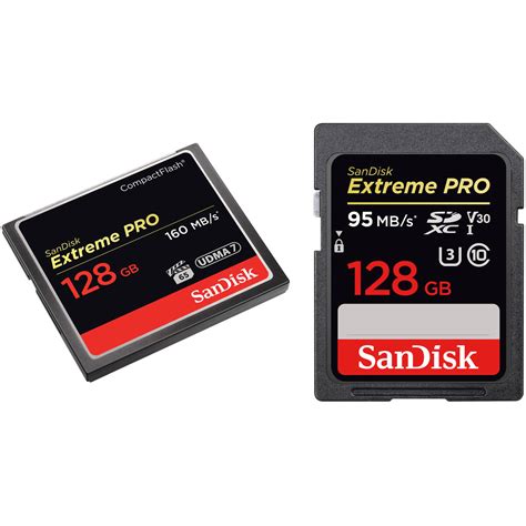 SanDisk 256GB Extreme PRO CompactFlash SDXC Memory Card Kit 2