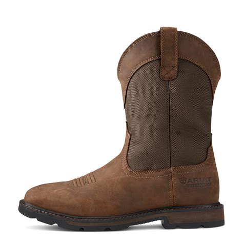 ariat steel toe work boots 8