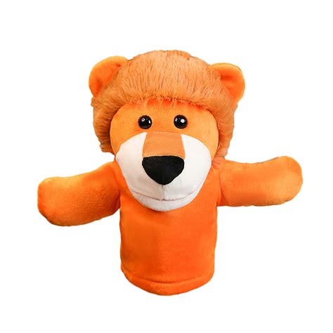 Waroomhouse Puppy Hand Puppet Hand Puppet Soft Padded Cartoon Lion Hand