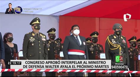 Congreso Aprob Interpelar Al Ministro De