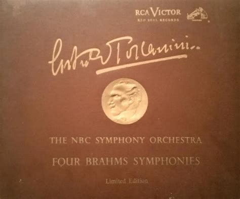 Arturo Toscanini Nbc Symphony Orchestra Four Brahms Symphonies