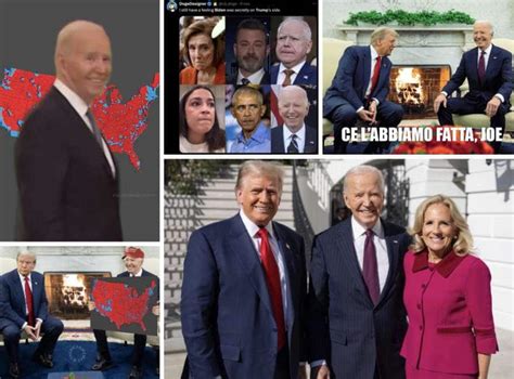 I Migliori Meme Sullentusiasmo Con Cui Joe Biden Ha Accolto Donald