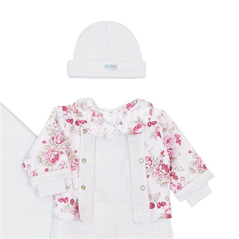 Saída Maternidade Peças Catarina Nude Tamanho Único Biramar Baby Todo conforto do mundo