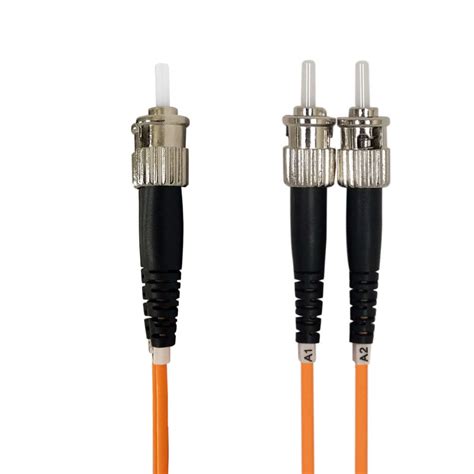 Om2 Multimode Duplex St St 50 Micron Fiber Optic Patch Cable 3mm J