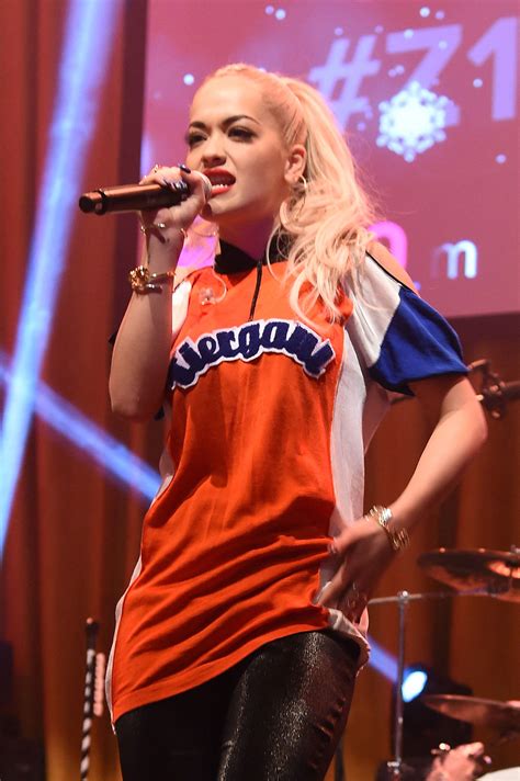 RITA ORA Performs at Z100 Jingle Ball Pre-Show in New York – HawtCelebs