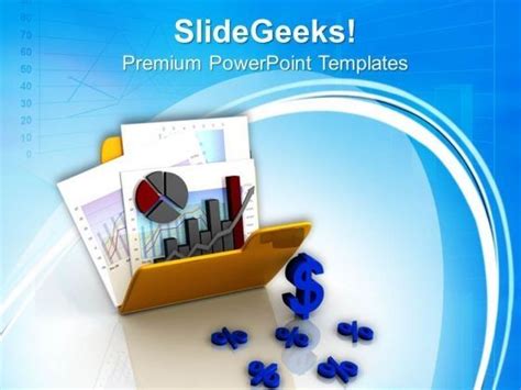 Business Graph And Chart In Folder Powerpoint Templates Ppt Backgrounds For Slides 0813