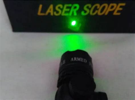 laser scope hijau fortuna comal