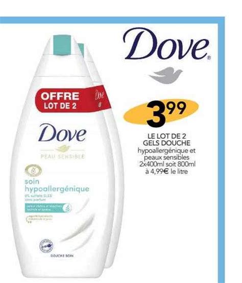 Promo Le Lot De 2 Gels Douche Dove Chez Stokomani Icataloguefr