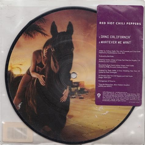 Red Hot Chili Peppers Dani California Vinyl 7 45 RPM 3 More 2006 R688536 Discogs