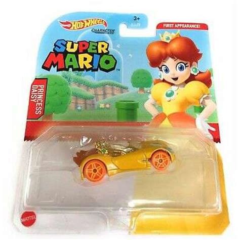 Hot Wheels Character Cars Nintendo Super Mario Princess Daisy The Minifigure Store