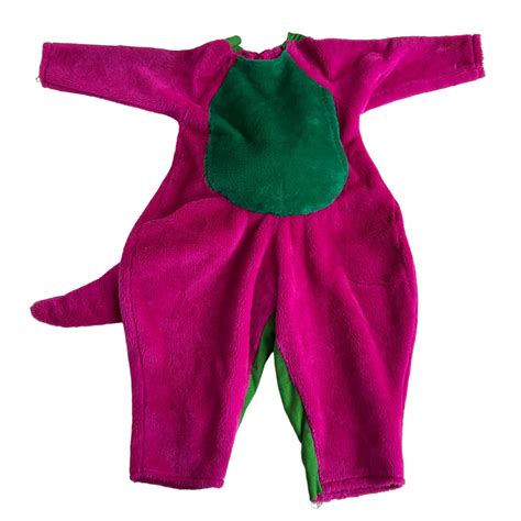 Vintage Barney dinosaur costume suit kids 90s 1990s - Gem