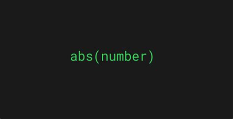 Python Absolute Value Abs — A Complete Guide With Examples