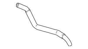 2007 2022 Nissan Engine Coolant Hose 14056 JA11B Nissan Parts Plus