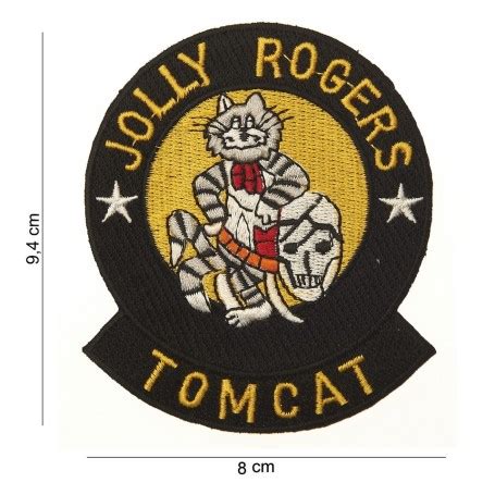 Embroidered Patch Jolly Rogers Tomcat