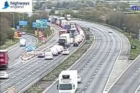 M Multi Vehicle Crash Horror Sparks Huge Delays With Nine Mile Queues