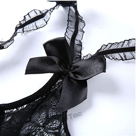 Women Sexy Lingerie Lace Bodysuit Open Bra Crotchless Underwear