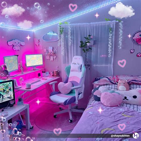 Aesthetic Kawaii Cute Gaming Setup Aesthetic Kawaii Cute Gaming Setup