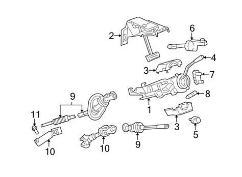 Dodge Ram 1500 Steering Column Tilt Adjuster 5057368ac Amherst Oh