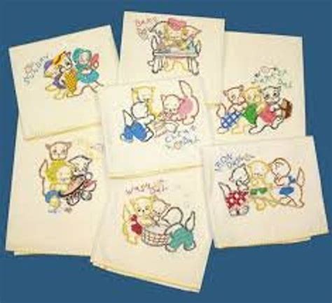 Three Kittens Aunt Martha S 3955 Vintage Embroidery Hot Iron Transfer