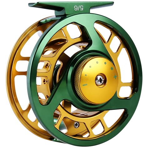 Sougayilang Fly Reels Ultralight 5 6WT Fly Reel Large Arbor Aluminum